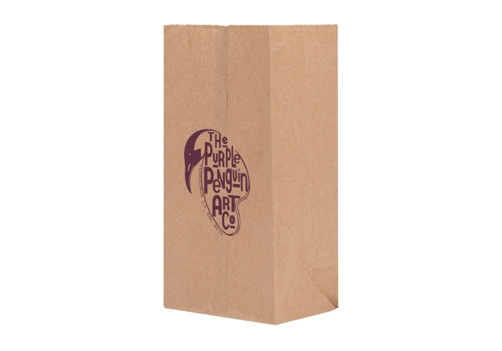 Printed Kraft Paper SOS Bags