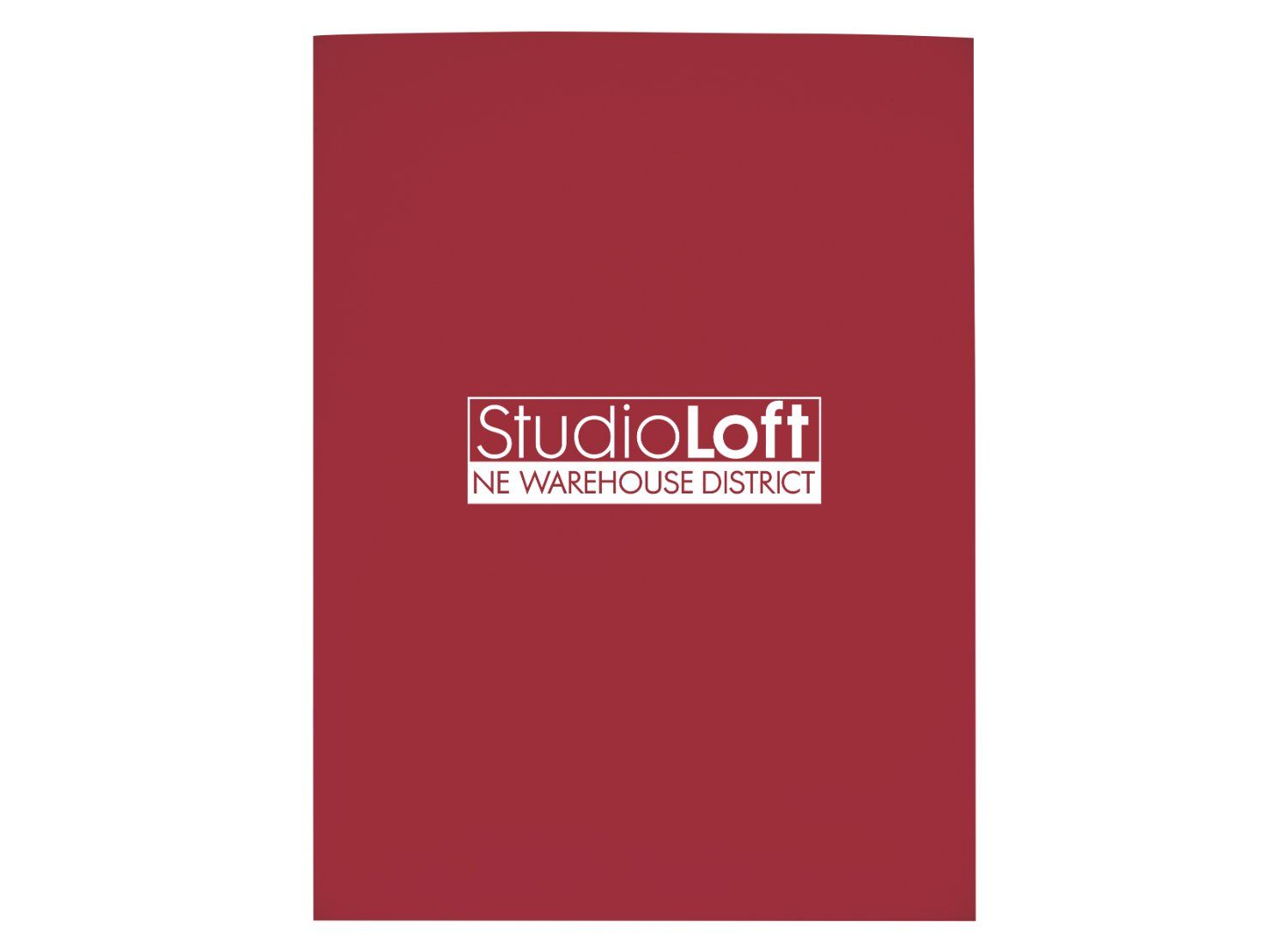 Foil Stamp Gloss Paper Folder