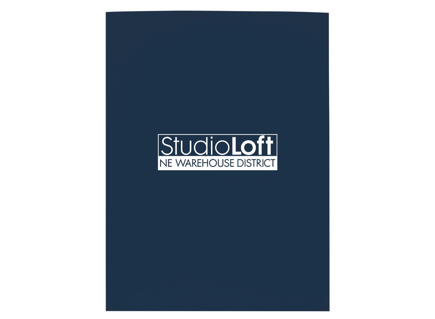 Foil Stamp Gloss Paper Folder