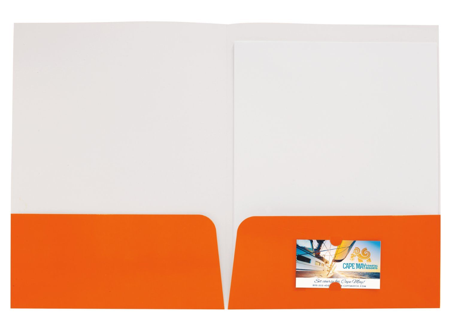 Foil Stamp Gloss Paper Folder