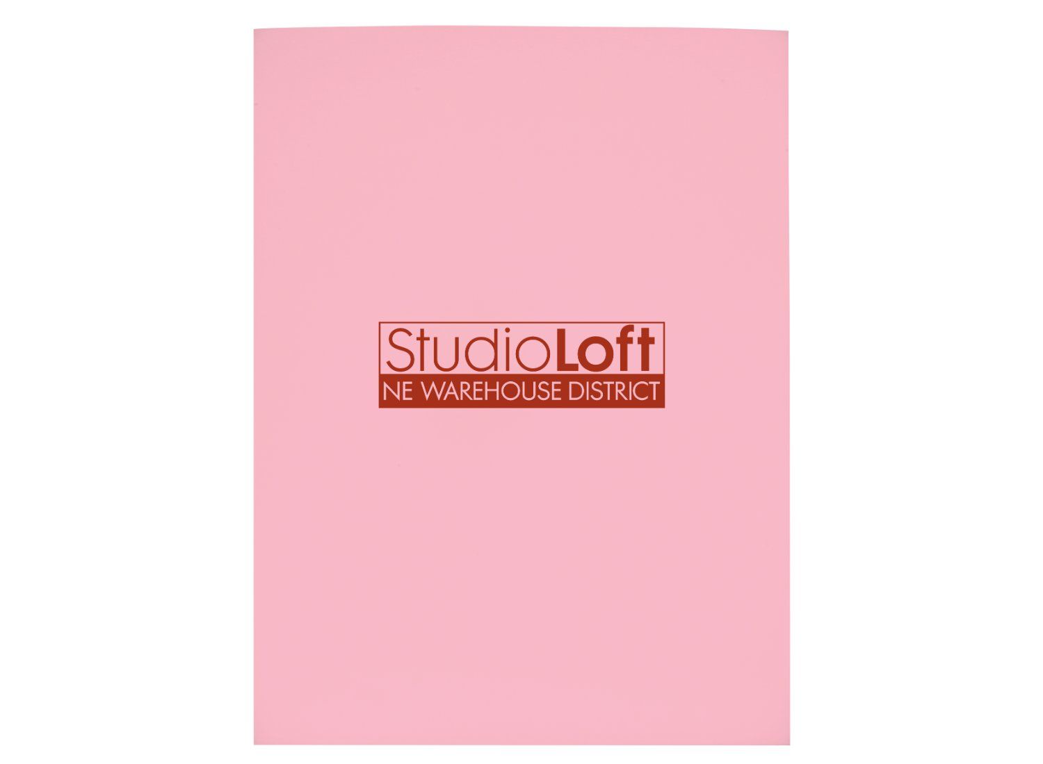 Foil Stamp Gloss Paper Folder