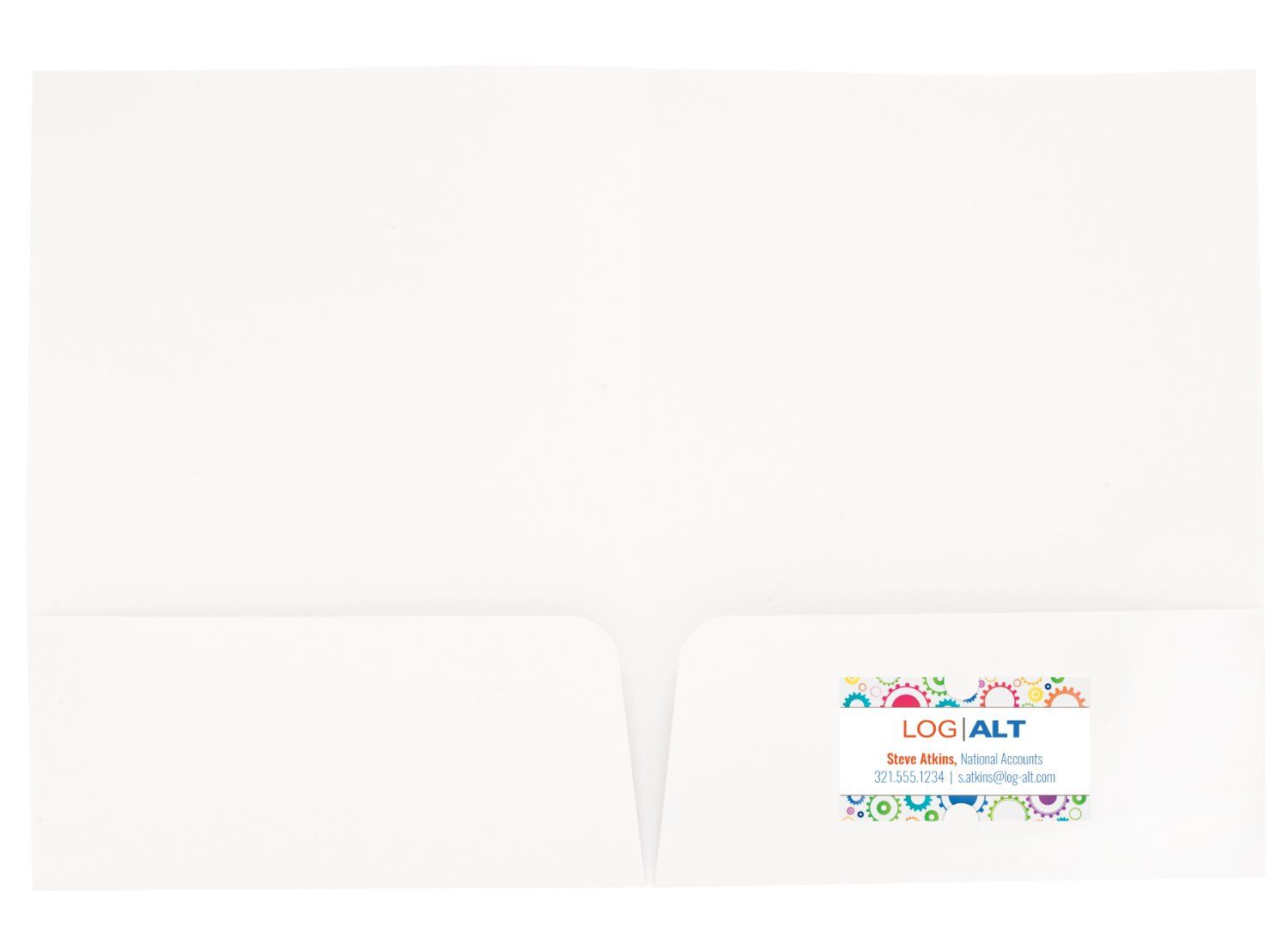 Foil Stamped Gloss Folders