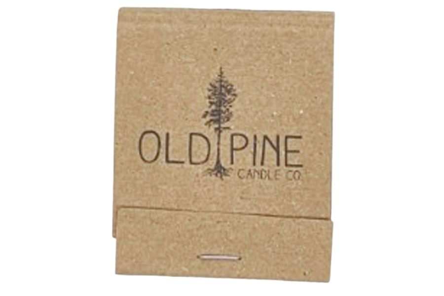 20 Stem Recycled Kraft Custom Match Books