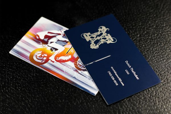Custom printed Stainless Steel Business Cards