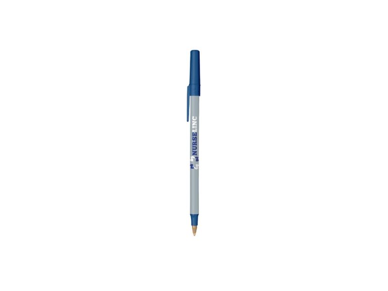 Custom Bic Round Stic Pens with Cap