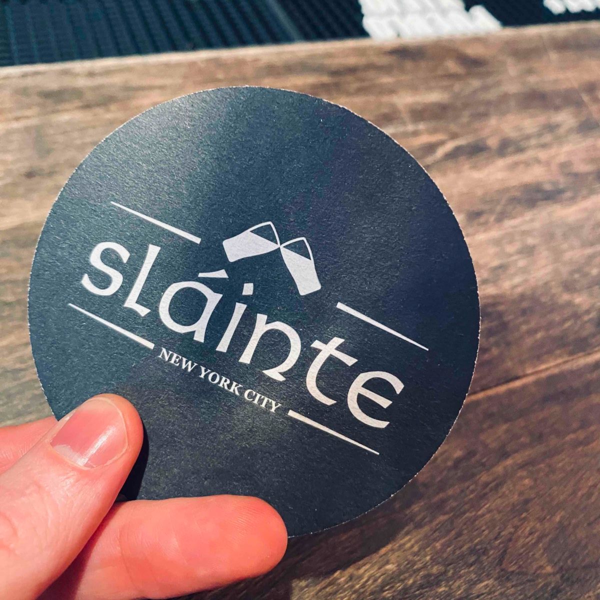 slainte bar coasters templi