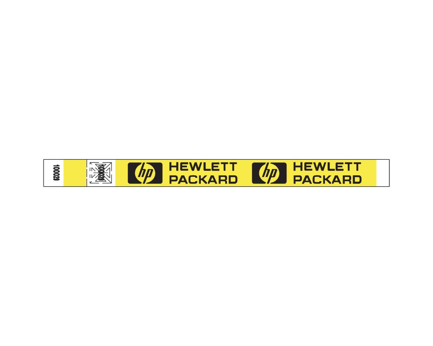 1" Tyvek Tear Stub Wristband