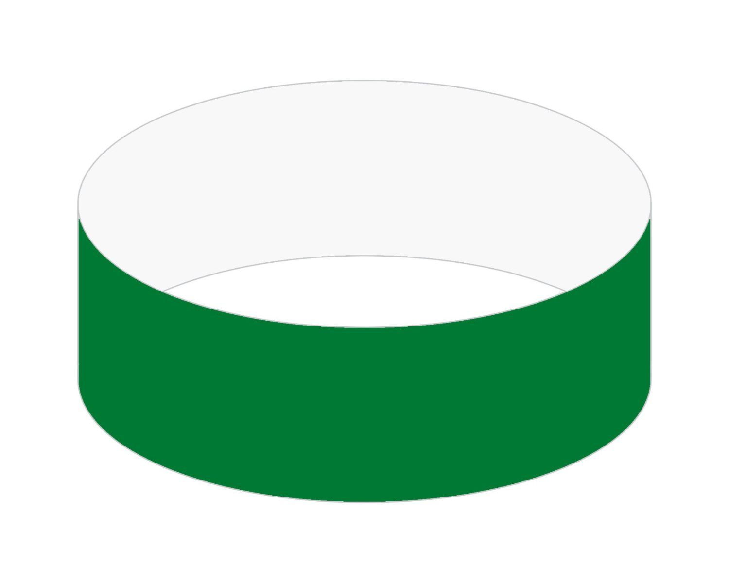 1" Tyvek Tear Stub Wristband