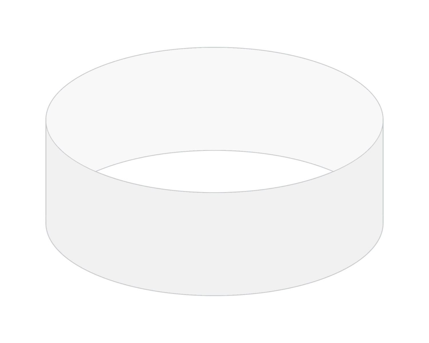 1" Tyvek Tear Stub Wristband