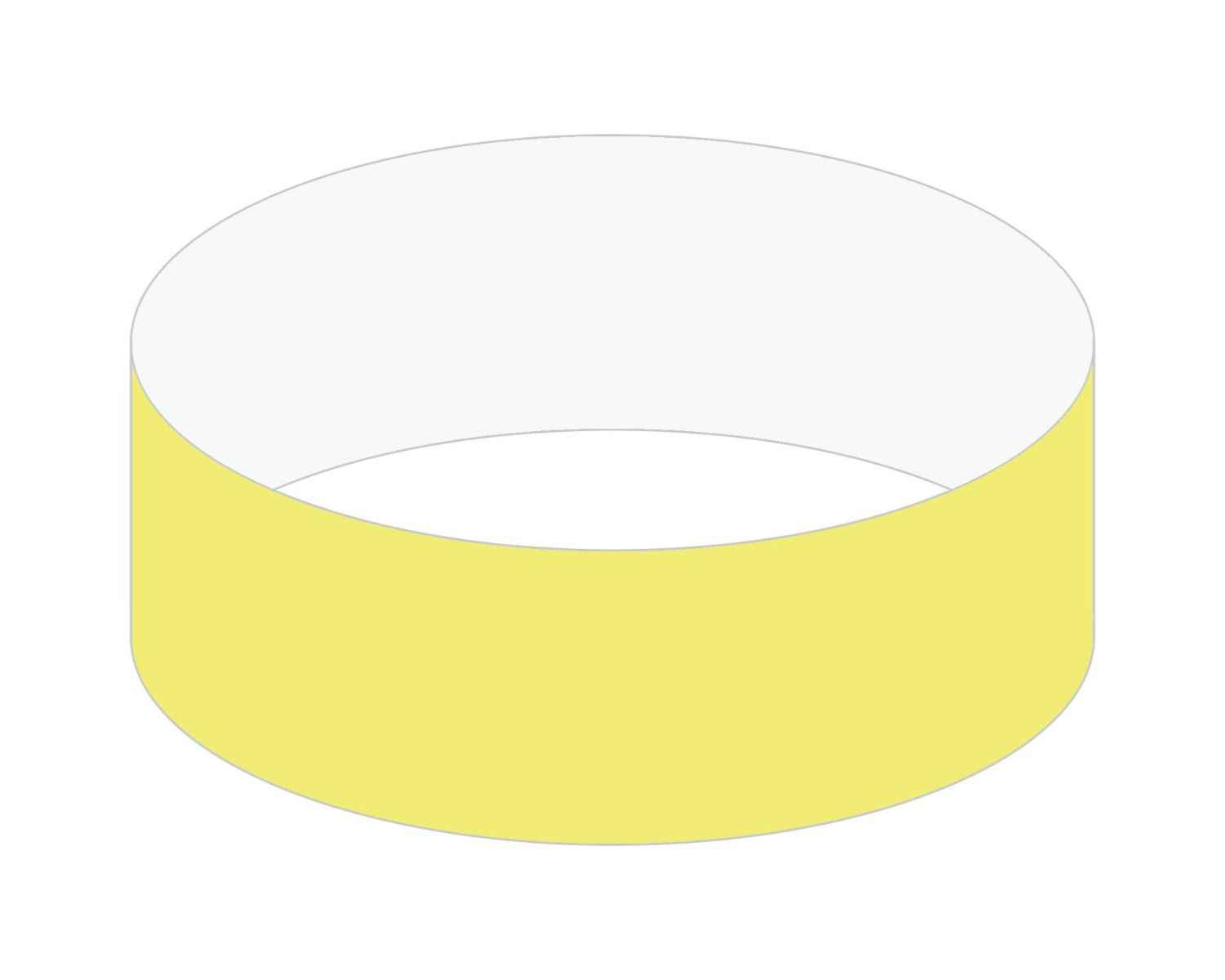 1" Tyvek Tear Stub Wristband