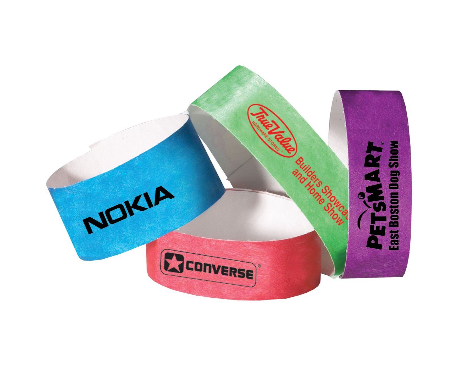 1" Tyvek Tear Stub Wristband